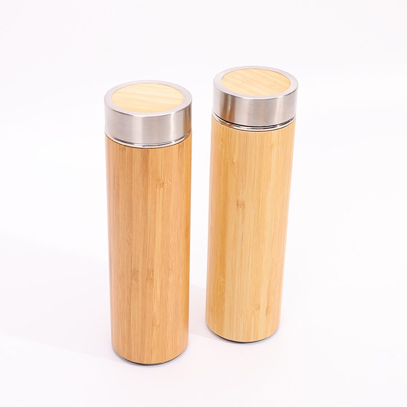 Bamboo Thermos Bottle with Tea Infuser view