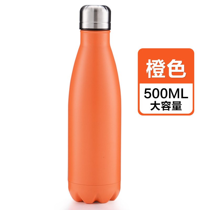 Cola-Shaped Vacuum Bottle — Metallic view