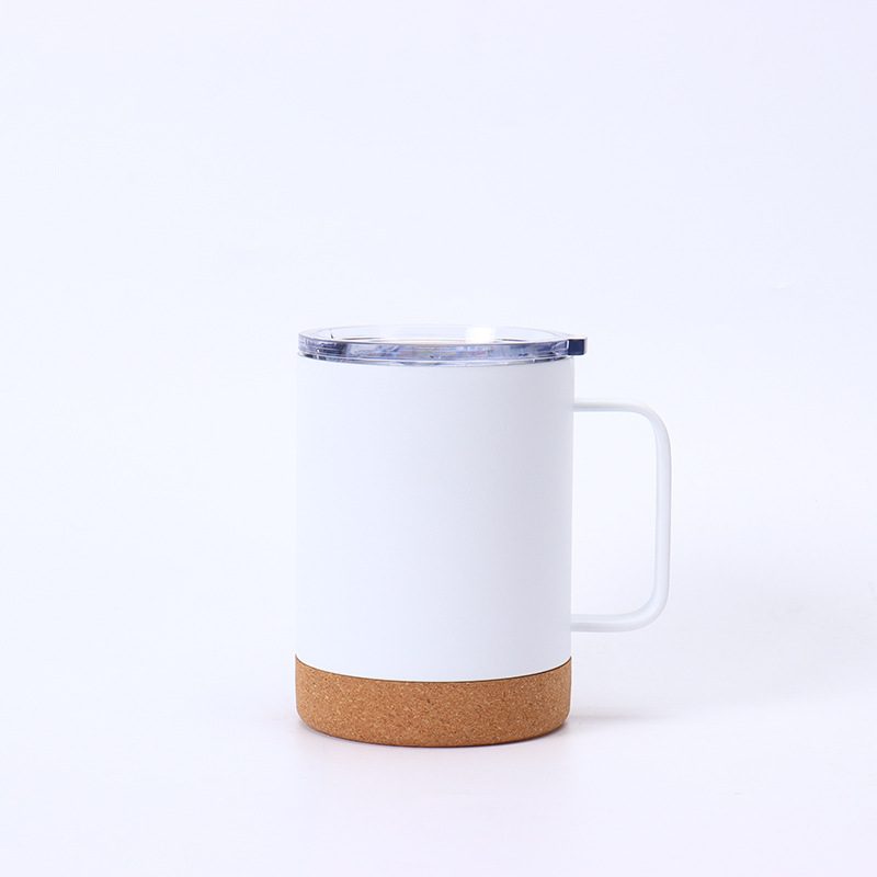 Coffee Mug with Cork Base view