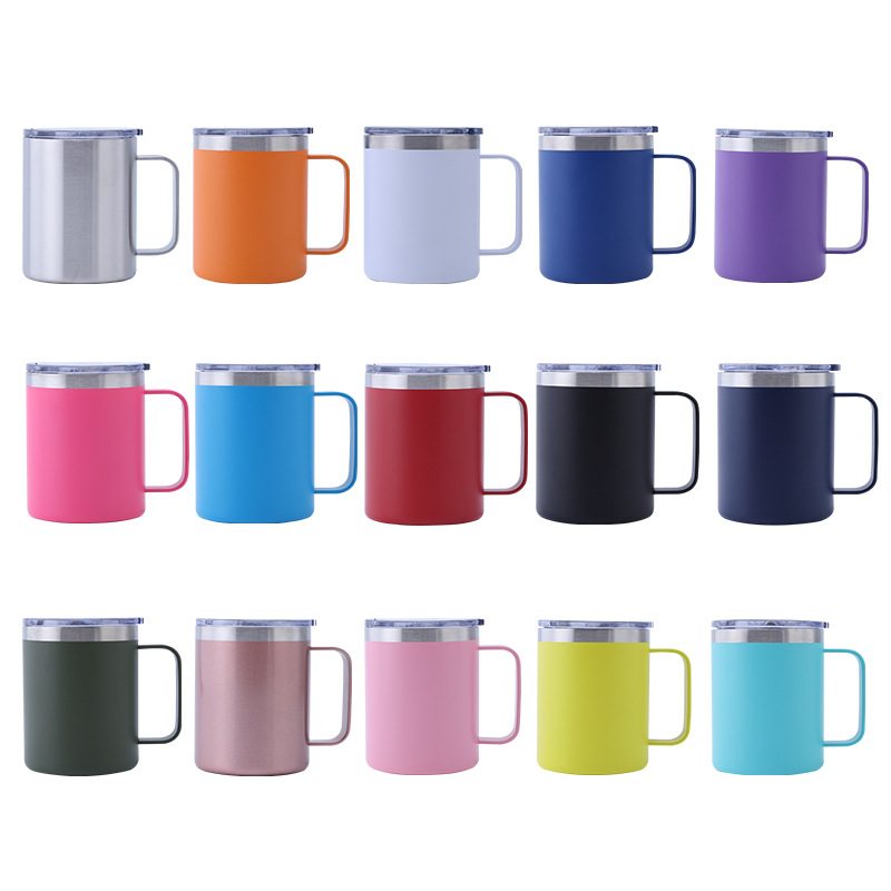 Insulated Mug with Handle & Lid view