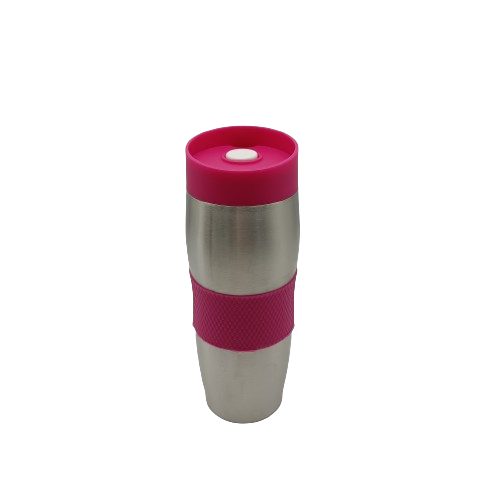 Travel Mug with Silicone Grip Band view