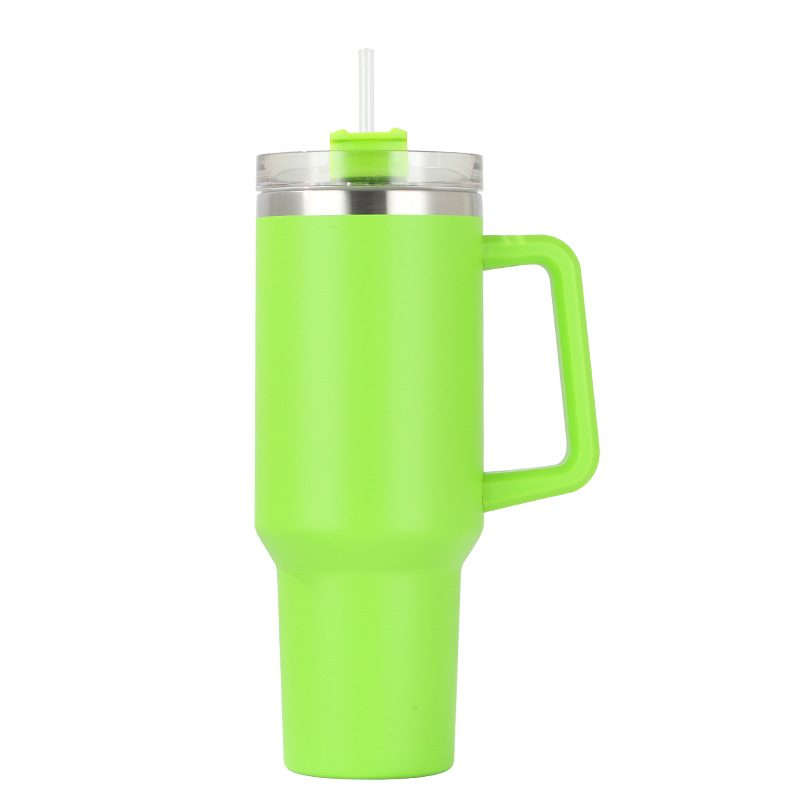 40oz Tumbler with Handle & Straw — Gen 1