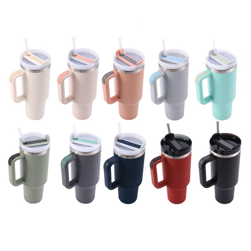 40oz Tumbler with Handle & Straw — Gen 2