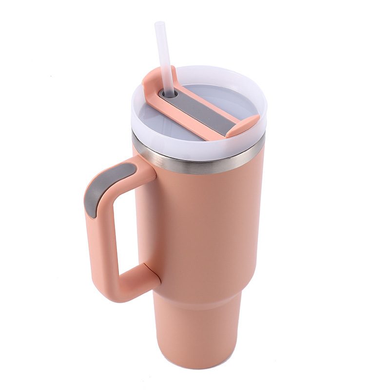 40oz Tumbler with Handle & Straw — Gen 2 view